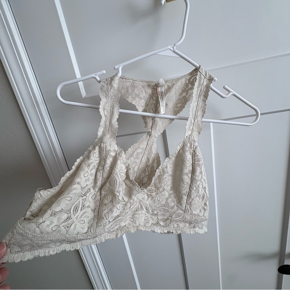 Free People Other - Free People lace bralette in a neutral/beige color. XL, comfy, sexy, school
